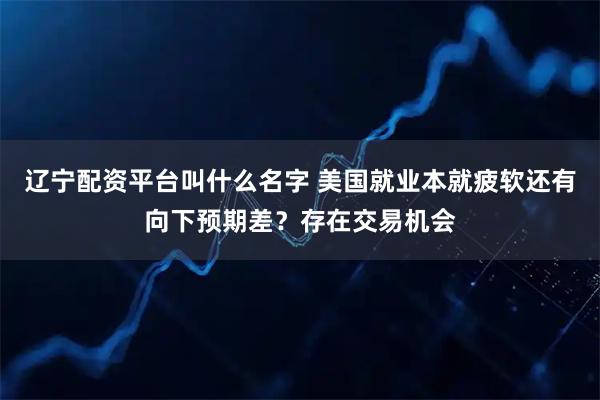 辽宁配资平台叫什么名字 美国就业本就疲软还有向下预期差？存在交易机会