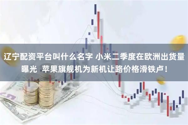 辽宁配资平台叫什么名字 小米二季度在欧洲出货量曝光  苹果旗舰机为新机让路价格滑铁卢！